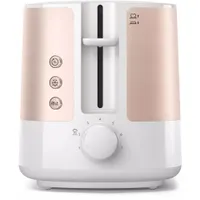 PHILIPS HD2638/11 Kenyérpirító 2 szeletes 7 fokozat automatikus kikapcsolás olvasztás újramelegítés emelő morzsatálca rózsaarany-fehér #3