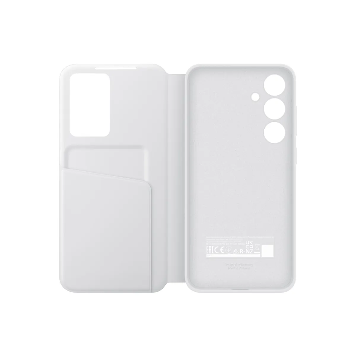 Samsung EF-ZS721CWEGWW Smart View Wallet Case Fehér Kompatibilitás Galaxy S24 FE 6,7" Interaktív ablak: Van Kártyazseb: Van #5