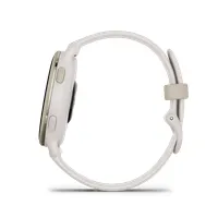 Garmin 010-02862-11 sportóra AMOLED kijelző, kör, 42,2mm, fehér szilikon szíj, 20 mm, NFC, GPS, GLONASS, Bluetooth-ANT, 5ATM, 11 nap #5