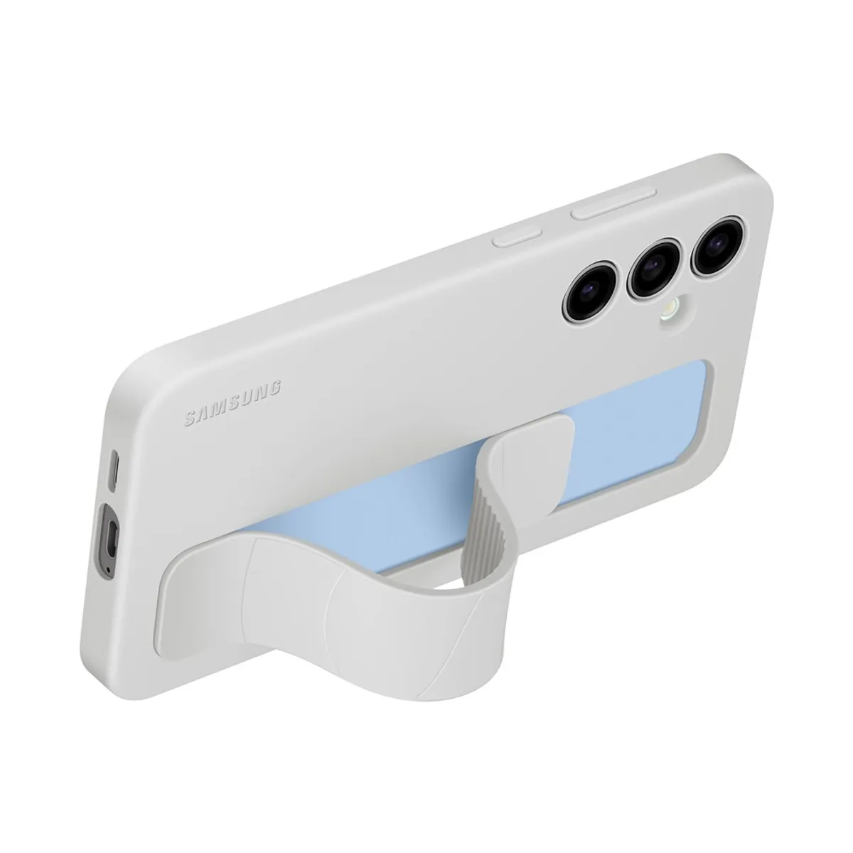 Samsung EF-GS721CJEGWW standing grip case Reflet szilikon szürke 6,7" Galaxy S24 FE borító ütésálló karcolásálló #4