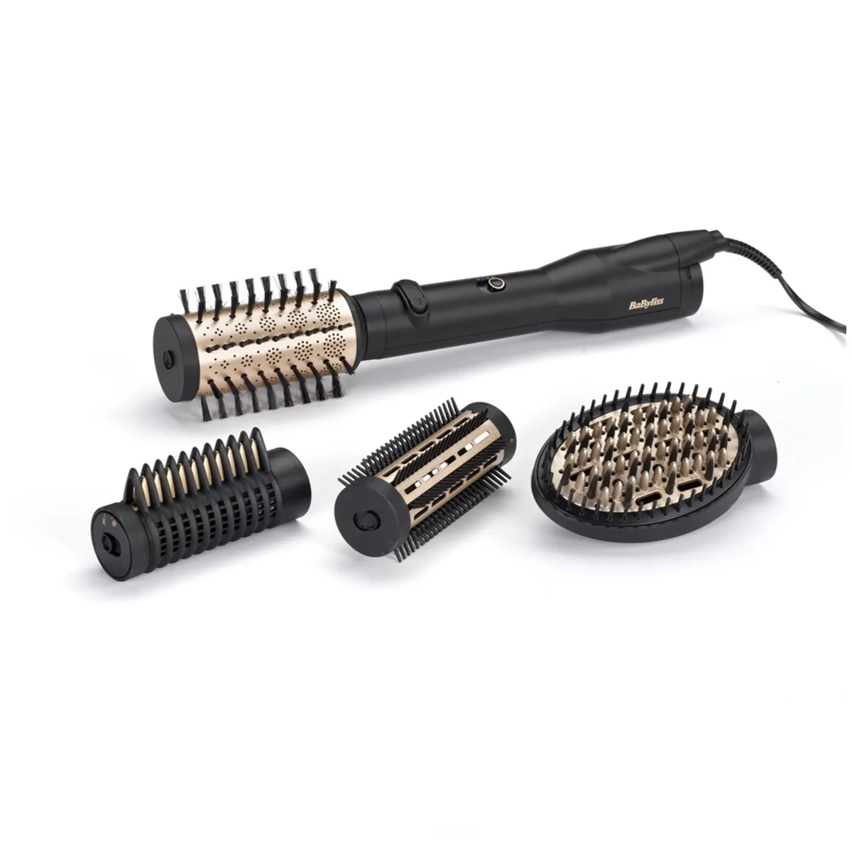 BaByliss AS970E Hajformázó készlet 50 mm henger, 2 hőfok, 2 sebesség, kerámia bevonat, ion funkció, 4 kefefej, 2,5 m kábel, 360 fokos alapzat #2
