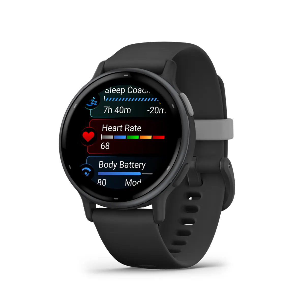 Garmin 010-02862-10 sportóra AMOLED 1.2" GPS NFC 4 GB fekete szilikon szíj 42 mm vízálló 5 ATM #2