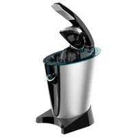 CECOTEC 03353 facsaró 600 W fekete rozsdamentes acél fedő van csepegésgátló mosogatógépben tisztítható részek 2 nyomókúp műanyag #2