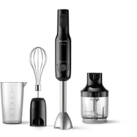 PHILIPS HR2543/90 Merülő mixer Rozsdamentes acél penge, 700 W, 15 000 RPM, pohár 0,5 L, 1,2 m vezeték, tartozékok: aprító, habverő