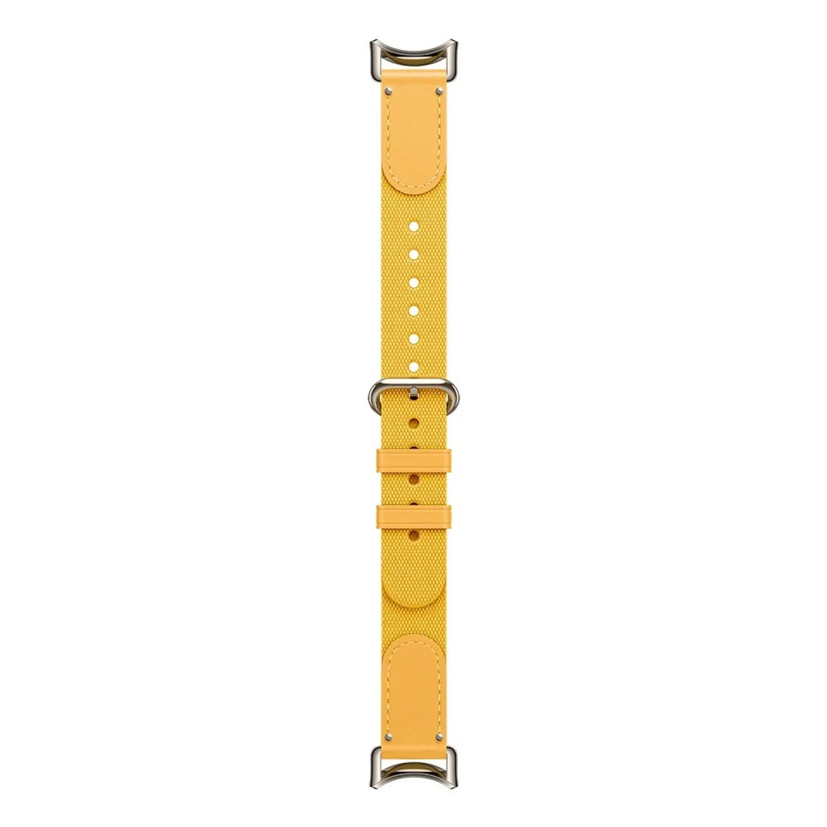 Xiaomi BHR7305GL Óraszíj Band 8 kompatibilis, anyag: bőr; nejlon, kapocs sárga, hossz 210 mm, egyszerűen telepíthető #1