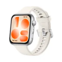 Huawei 55020HSD Watch Fit 5 fehér szilikon szíj GPS NFC állítható #2