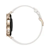 Huawei 55020DJT okosóra 41 mm arany rozsdamentes acél 1.32" AMOLED IP69K NFC Bluetooth 5.2 fehér szíj 18 mm #3