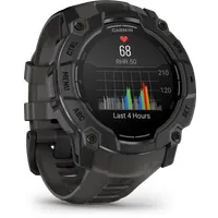 Garmin 010-03020-00 Instinct 3 50mm AMOLED 1.3" gps fekete szilikon szíj #3