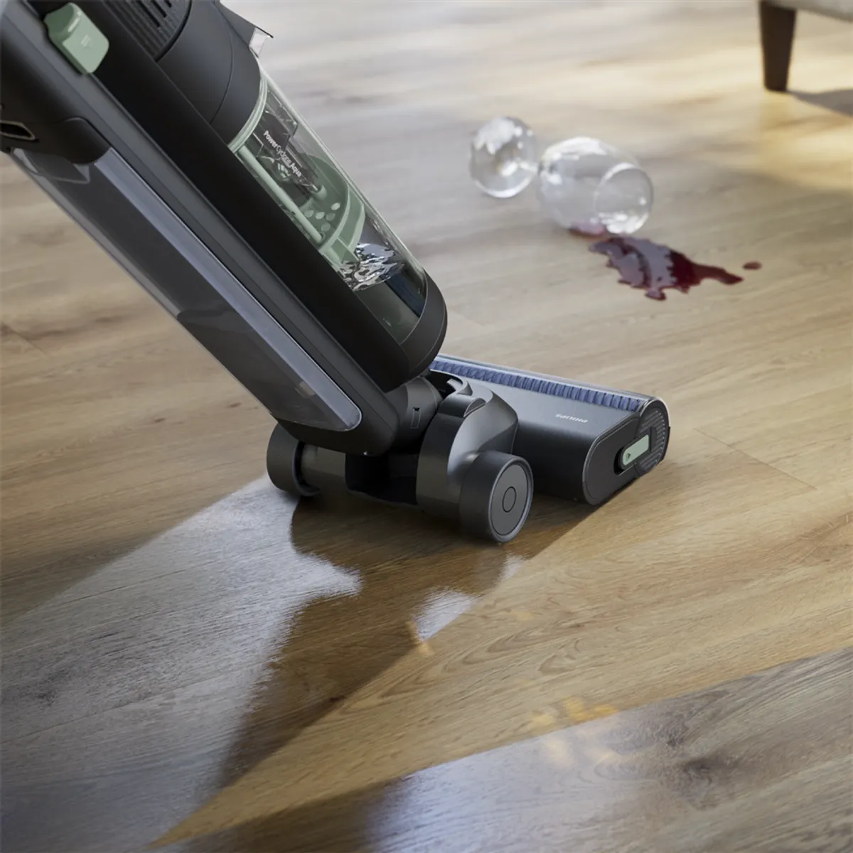 PHILIPS XW7263/11 2 az 1-ben rúdporszívó Li-ion akkumulátor 21,6 V 30 perc 0,45 L porzsák nélküli kivehető kézi porszívó motoros kefe led fényekkel #2