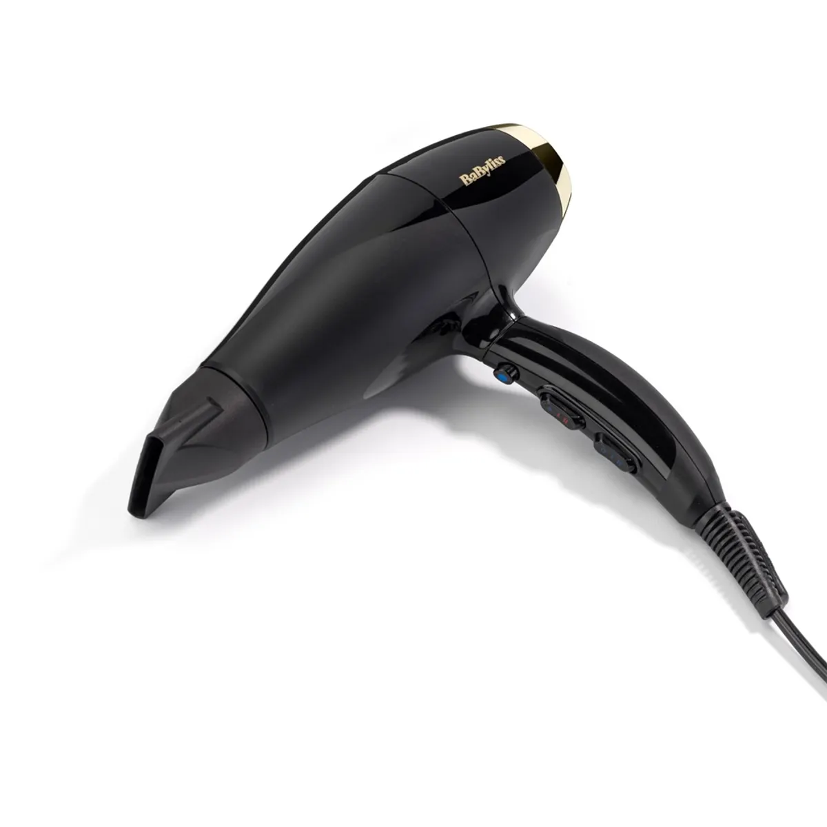 BaByliss 6714E hajszárító kerámia bevonat, ionos, 2300 W, 2 fokozat, 3 hőfok, cool shot, koncentrátor, 75 mm, 2,8 m, Olaszország #2