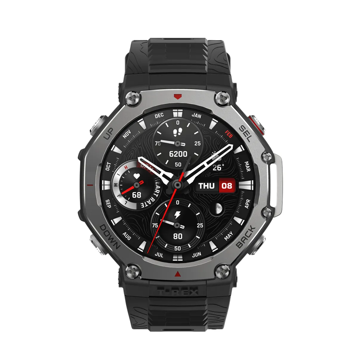 Amazfit W2323GL1N T-Rex 3 Onyx 1.5" AMOLED NFC GPS Bluetooth 5.2 #1