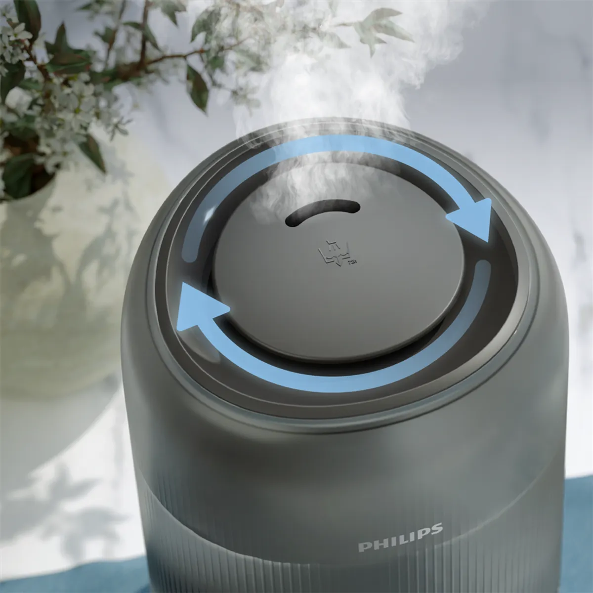 Philips HU1510-03 ultrahangos párásító 3 l, 41 m2, 21 dB, érintős kijelző, automatikus üzemmód, 3 sebesség, időzítő 12 ó #6
