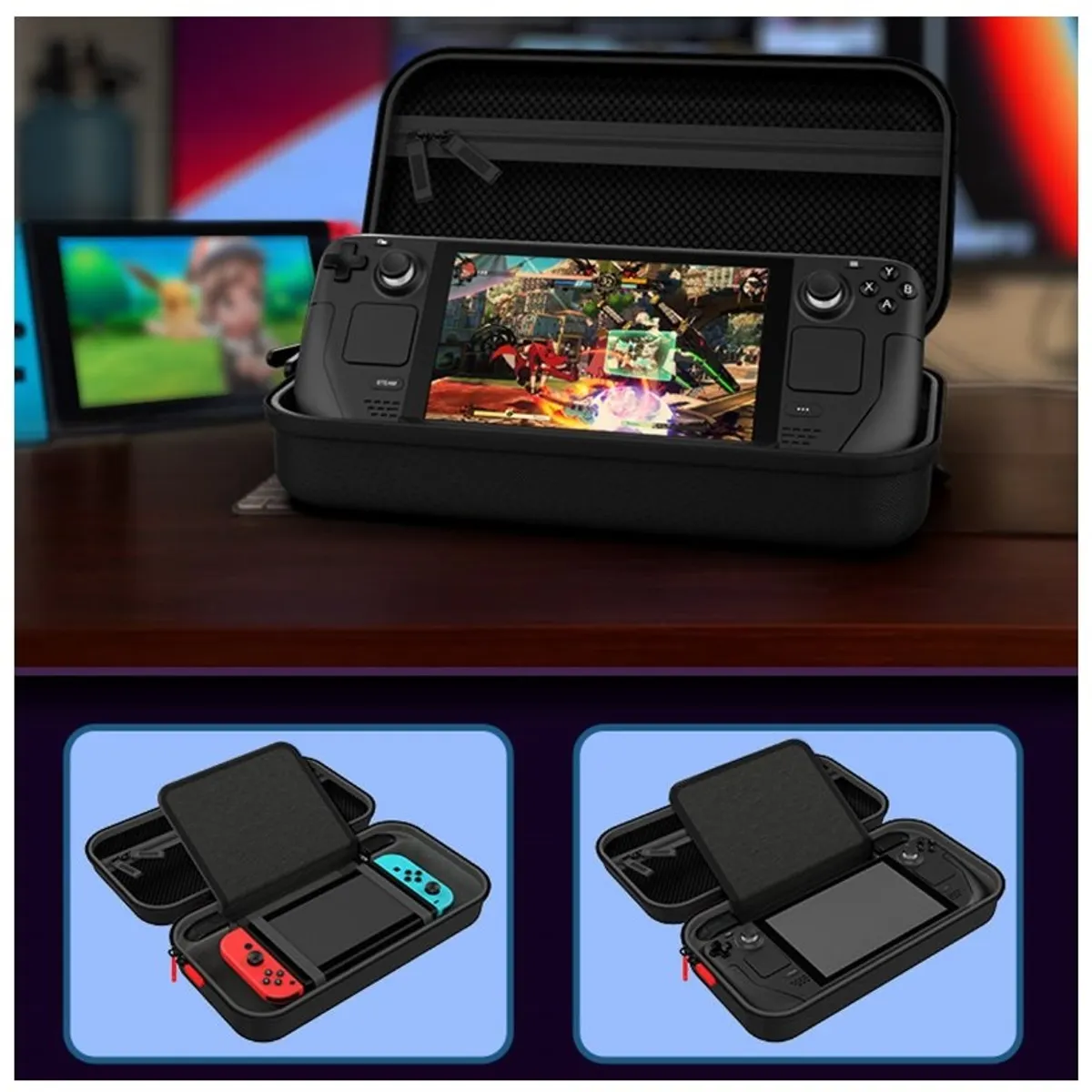 IPEGA PG-SW099 hordtáska 10000mAh beépített akkumulátor USB-C és USB-A töltési portok kompatibilis Nintendo Switch és Steam Deck #7