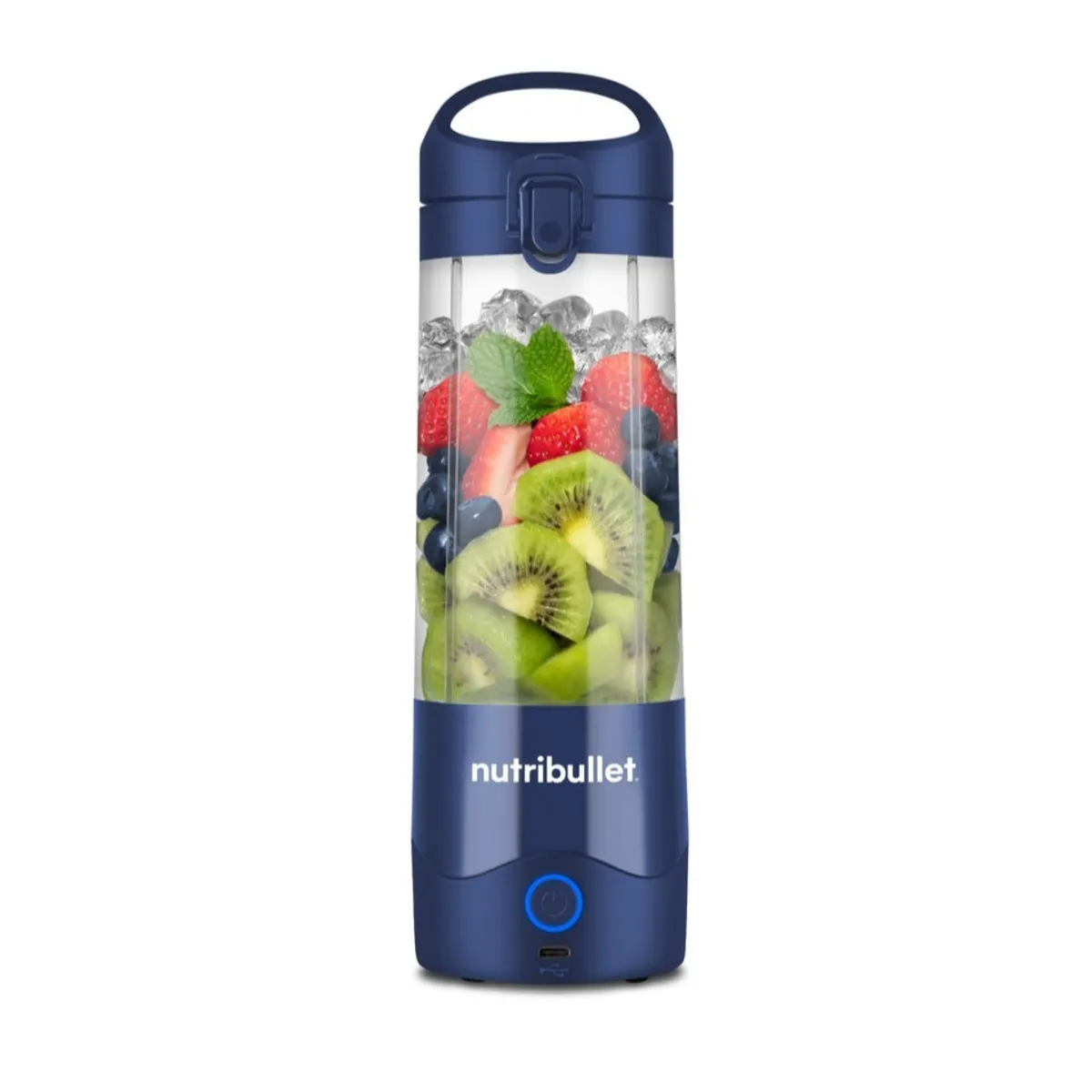 Nutribullet NBP003NBL sport turmixgép Tritán edény 0,475 L kék pulzus funkció rozsdamentes penge BPA-mentes mosogatógépben tisztítható #4