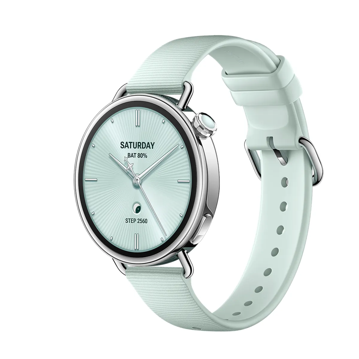 Xiaomi BHR080CGL Okosóra S4 41mm fluor gumi szíj zöld vízálló #1