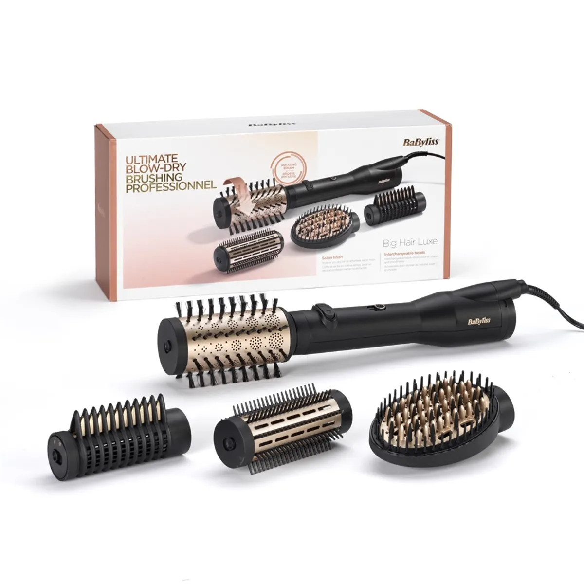 BaByliss AS970E Hajformázó készlet 50 mm henger, 2 hőfok, 2 sebesség, kerámia bevonat, ion funkció, 4 kefefej, 2,5 m kábel, 360 fokos alapzat #5