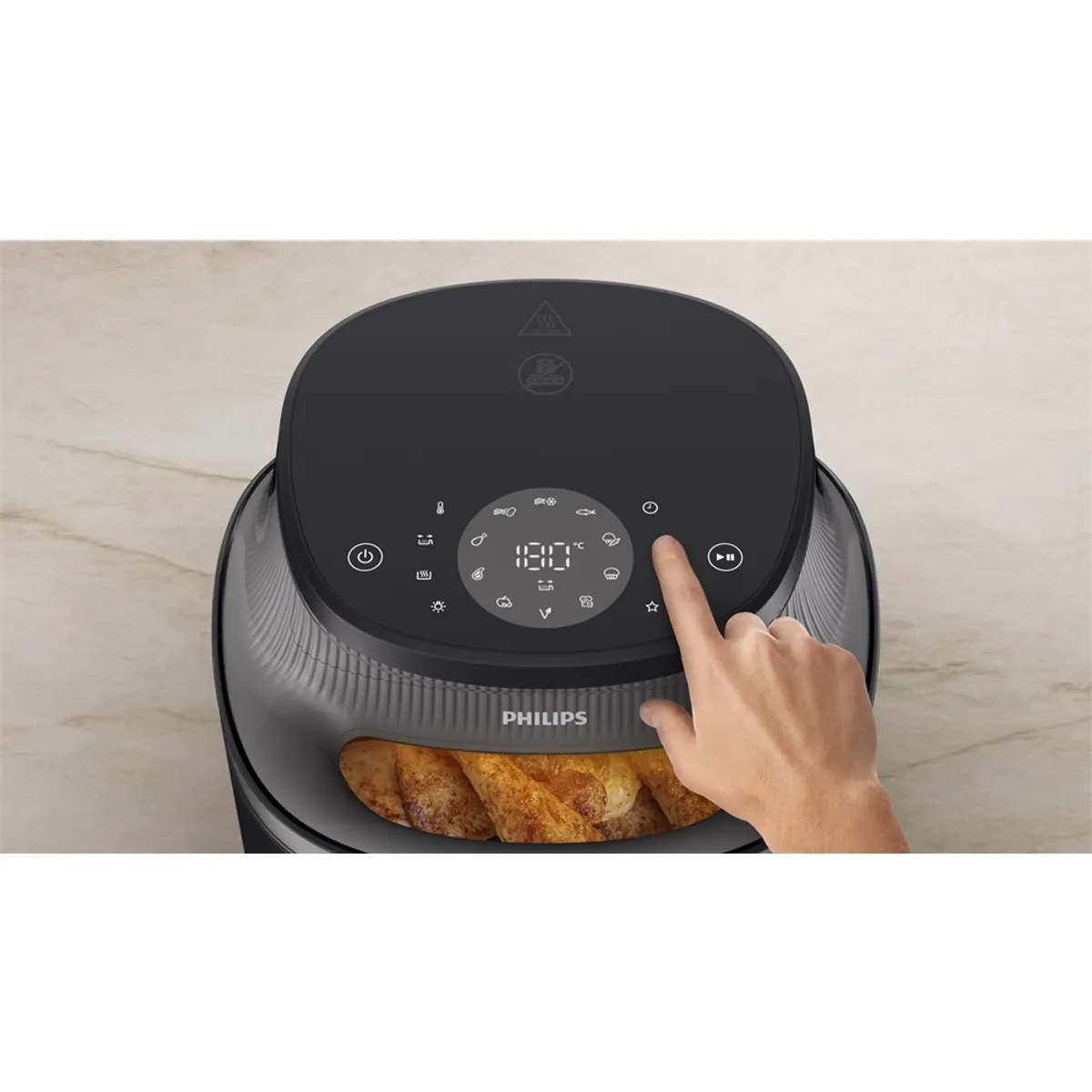 PHILIPS NA321/00 forrólevegős sütő 4,2 L 1400 W 200 c led kijelző 12 programok #4