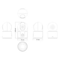 Xiaomi BHR8755EU IP kamera 2 kamera 5 MP Wi-Fi 6 IR éjjellátó microSD 256 GB #7