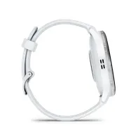 Garmin 010-02784-00 Venu 3 homokkő ezüst keret szilikon szíj #6