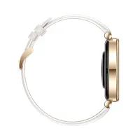 Huawei 55020BJB Okosóra NFC Bluetooth 5.2 AMOLED 1,32" 41 mm fehér szíj arany óratok rozsdamentes acél 32 GB #4