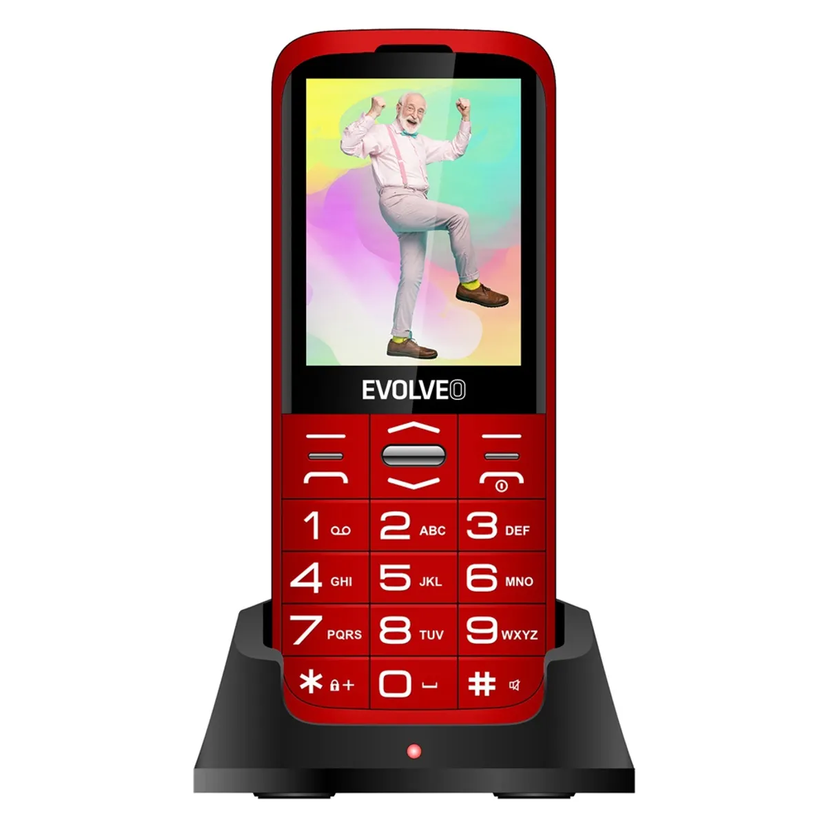 EVOLVEO SGM EP-630-XOR beépített zseblámpa; kettős SIM; fm rádió; 2G; 1700 mAh; microSDHC 32 GB; USB-C; SOS 5 #1