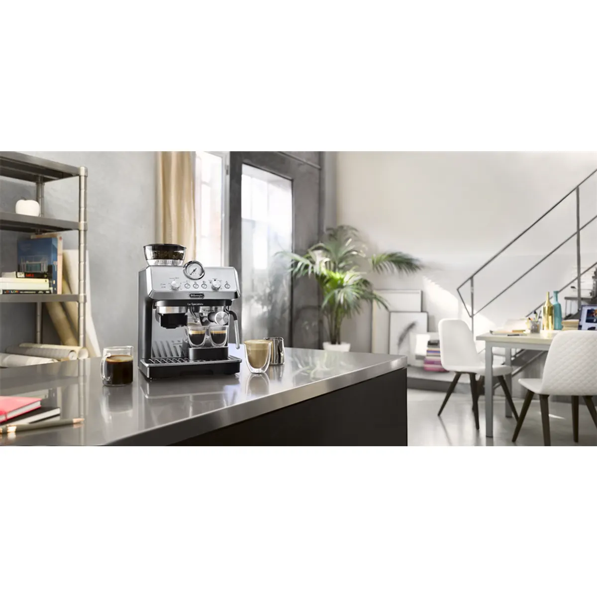DeLonghi EC9155.MB Eszpresszó kávéfőző gép 15 bar, beépített daráló, 2,5 L víztartály, cappuccino rendszer, beépített kijelző, 8 darálási beállítás #8