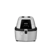 DeLonghi FH2133/1.W Forrólevegős sütő 1400 W 4 fokozat 1,25 L önálló készülék nézőablak tapadásmentes belső fekete-fehér