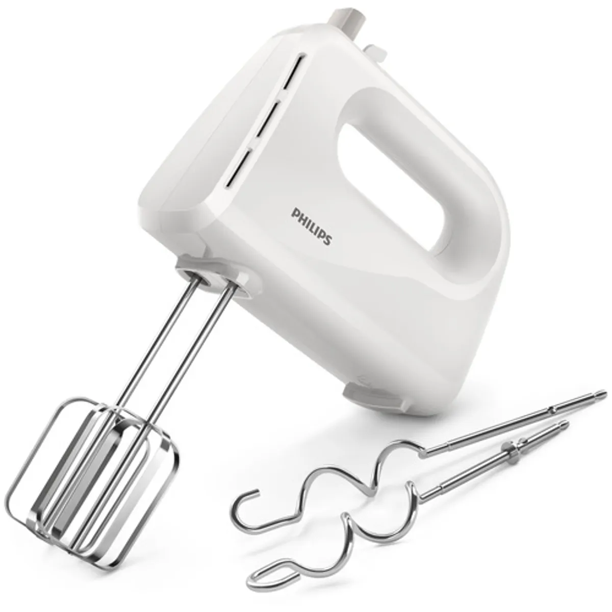 PHILIPS HR3705-00 kézi mixer 5 sebesség 300 W 1,2 m kábel rozsdamentes acél pengék, habverők, dagasztóhorgok #1