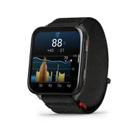 Garmin 010-02980-02 Venu X1 Titanium 2" AMOLED érintőképernyő ComfortFit nylon szíj fekete #2