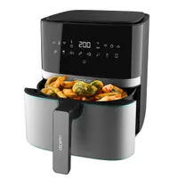 CECOTEC 03315 Forrólevegős sütő 5,5 L 200 °C 8 programok Rozsdamentes acél, Fekete #3