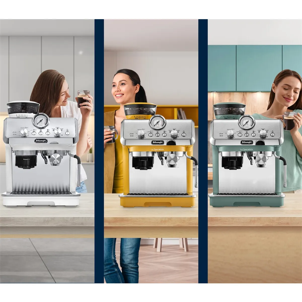 DeLonghi EC9155.GR La Specialista Arte 15 őrlési fokozat 3 lefőzési hőmérséklet MyLatte Art gőzkar #4