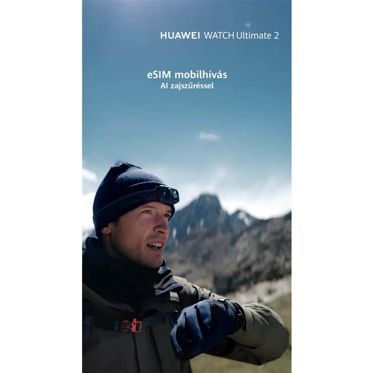 Huawei 55020GBB Watch Ultimate 2 fekete acél óratok GPS aktivitásmérő pulzusmérő IP69 szilikon szíj #10
