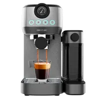 CECOTEC 01985 Eszpresszó kávéfőző gép beépített tejhabosító 20 bar 1,3 L víztartály 0,7 L tejetartály cappuccino készítés két csésze egyszerre