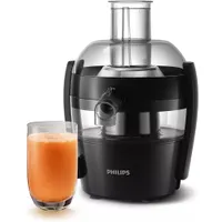 Philips HR1832-00 facsaró fekete 500 W rozsdamentes penge 0,5 L gyümölcslé tartály 0,8 m vezeték LED kijelző csúszásgátló lábak biztonsági rögzítés #3