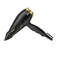 BaByliss 6704E Hajszárító 2000 W 2 hő 2 sebesség Cool shot koncentrátor fúvóka 2,8 m olasz AC motor fekete-arany #2