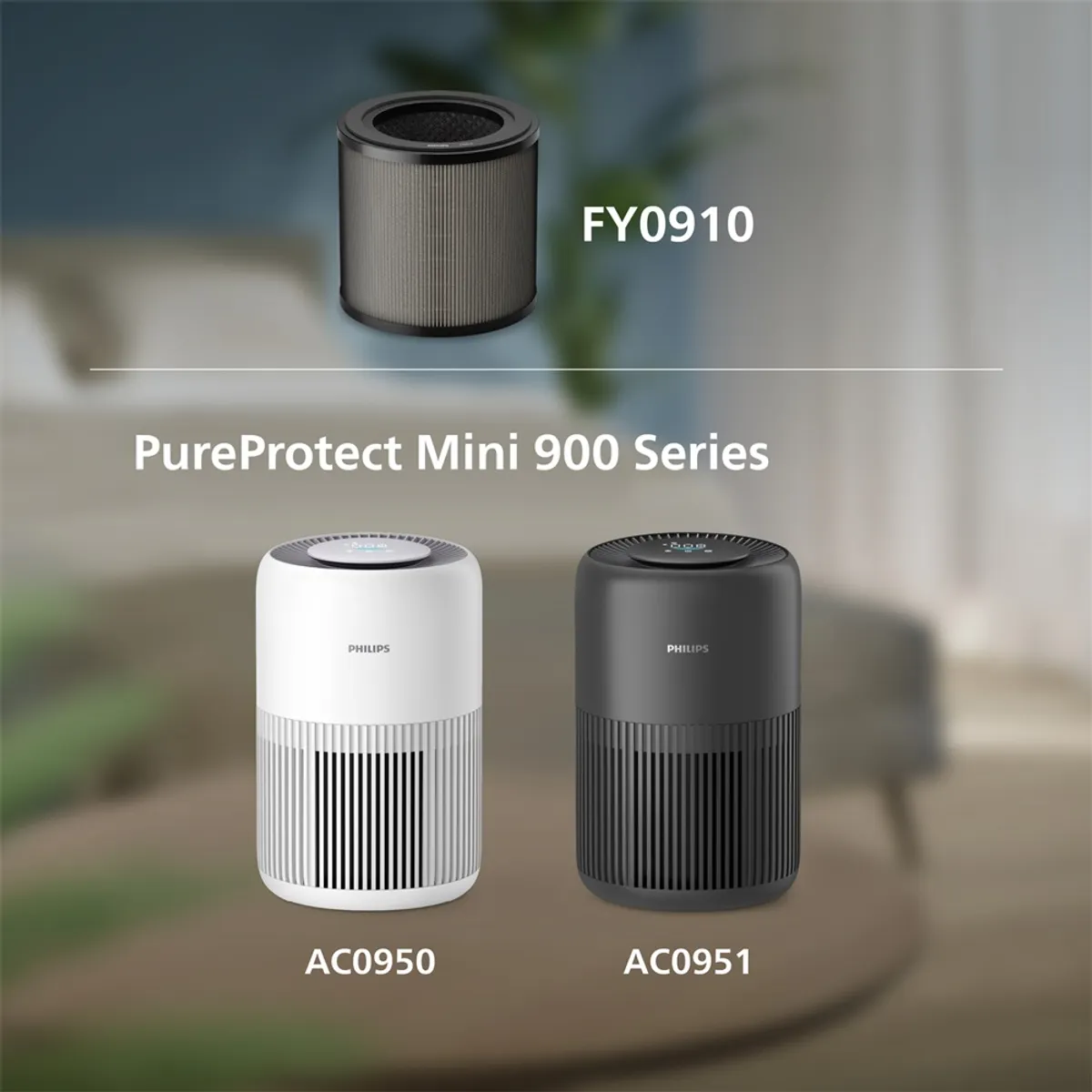 Philips FY0910/30 légtisztító szűrőbetét HEPA NanoProtect előszűrő aktív szén 99,97 12 hónap kompatibilitás AC0950, AC0951, AC0830, AC0850 #2