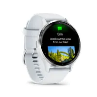 Garmin 010-02784-00 Venu 3 homokkő ezüst keret szilikon szíj #3