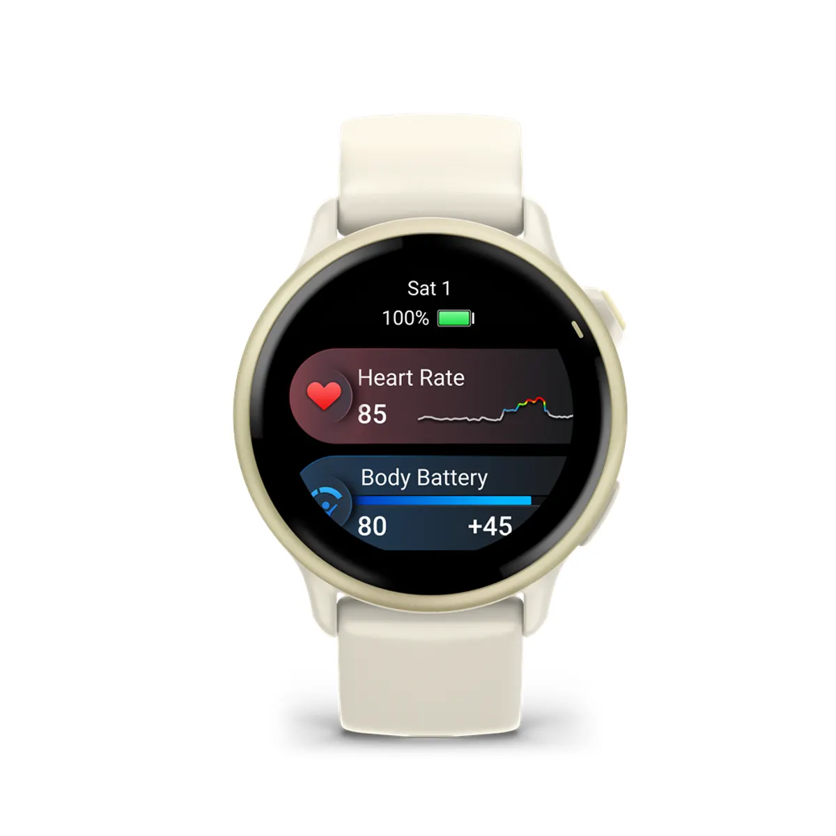 Garmin 010-02985-01 Vívoactive 6 elefántcsont okosóra #3