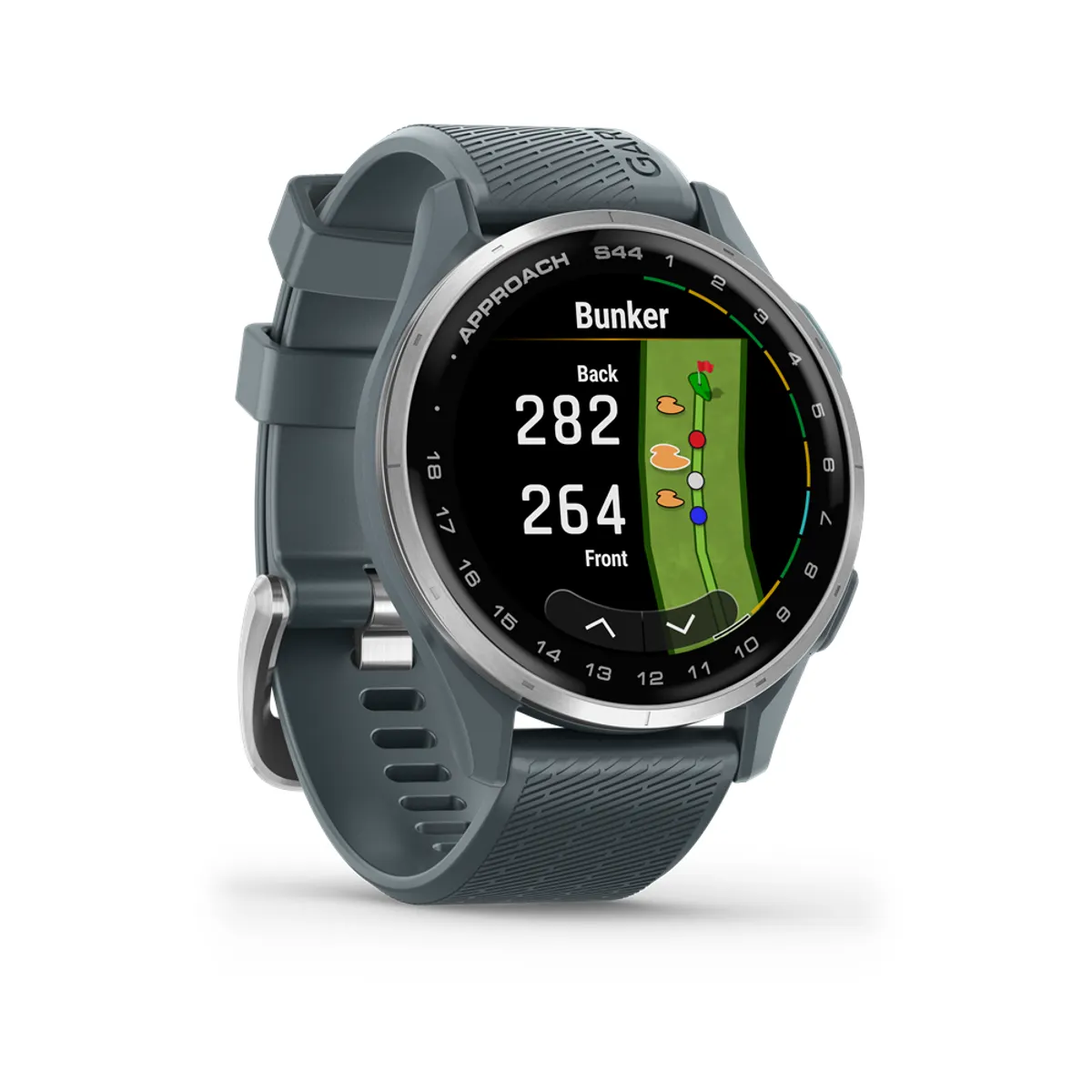 Garmin 010-03009-01 Approach S44 AMOLED érintőképernyő GPS golfóra 43 000 pálya 15 óra GPS üzemidő 5 ATM #3