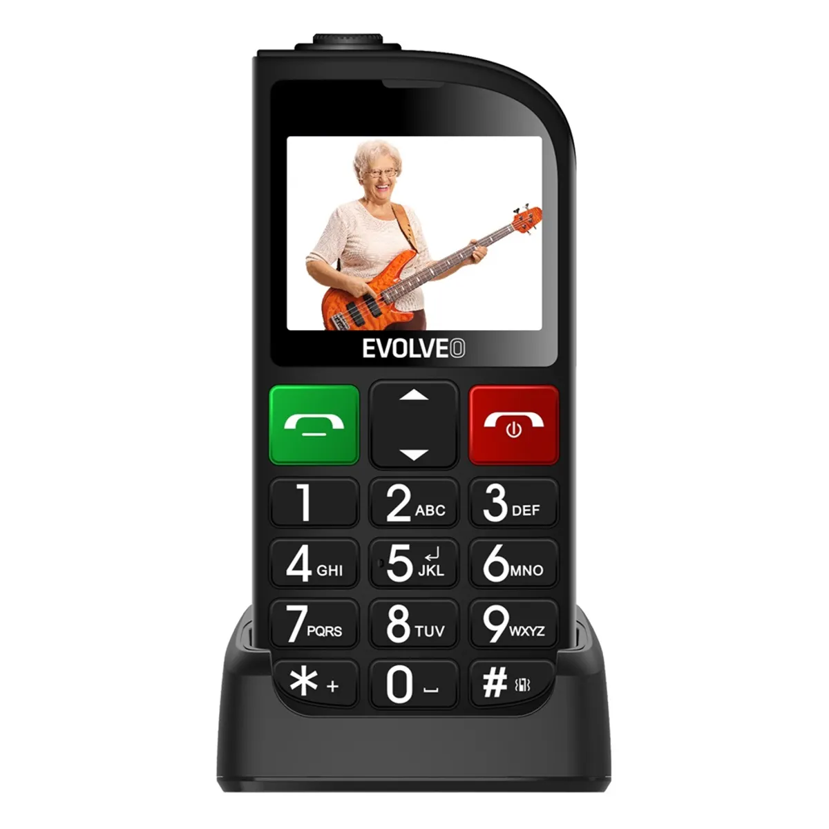 EVOLVEO SGM EP-801-FLB EasyPhone FL DualSIM 2.3" 8 gyorstárcsázó gomb #1