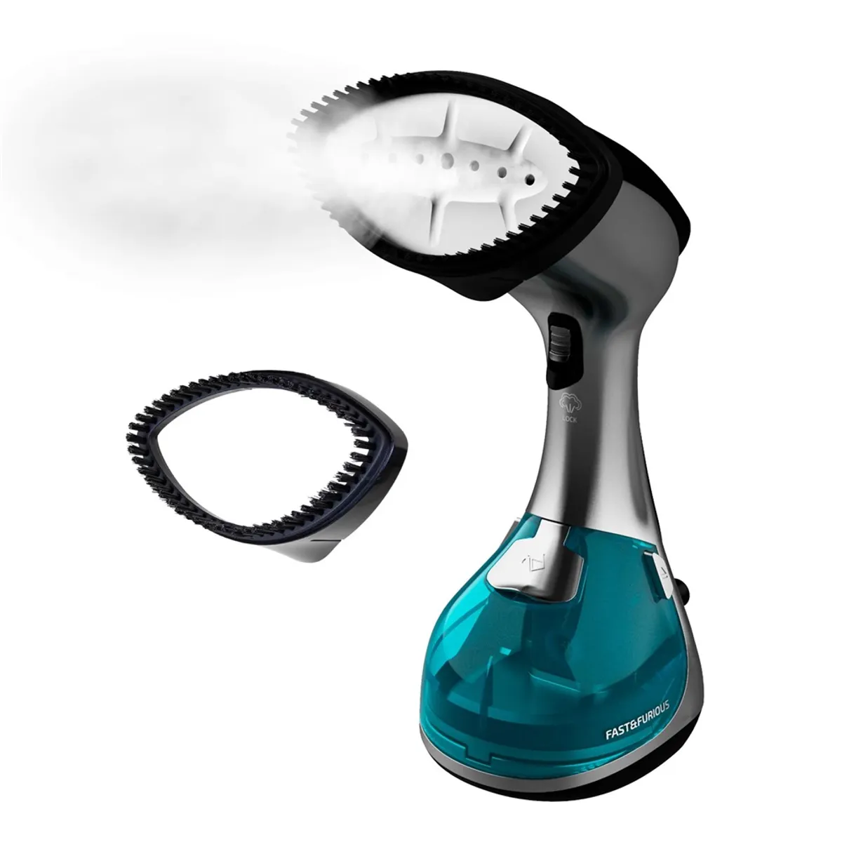 CECOTEC 05519 Kézi gőzölő ruházathoz 1960 W 0,265 L 0,2 perc 3 m automatikus kikapcsolás türkizkék #1