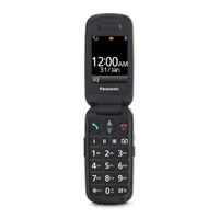 Panasonic KX-TU446EXB telefon időseknek fekete összecsukható 2G GSM GPRS Bluetooth egy SIM #2