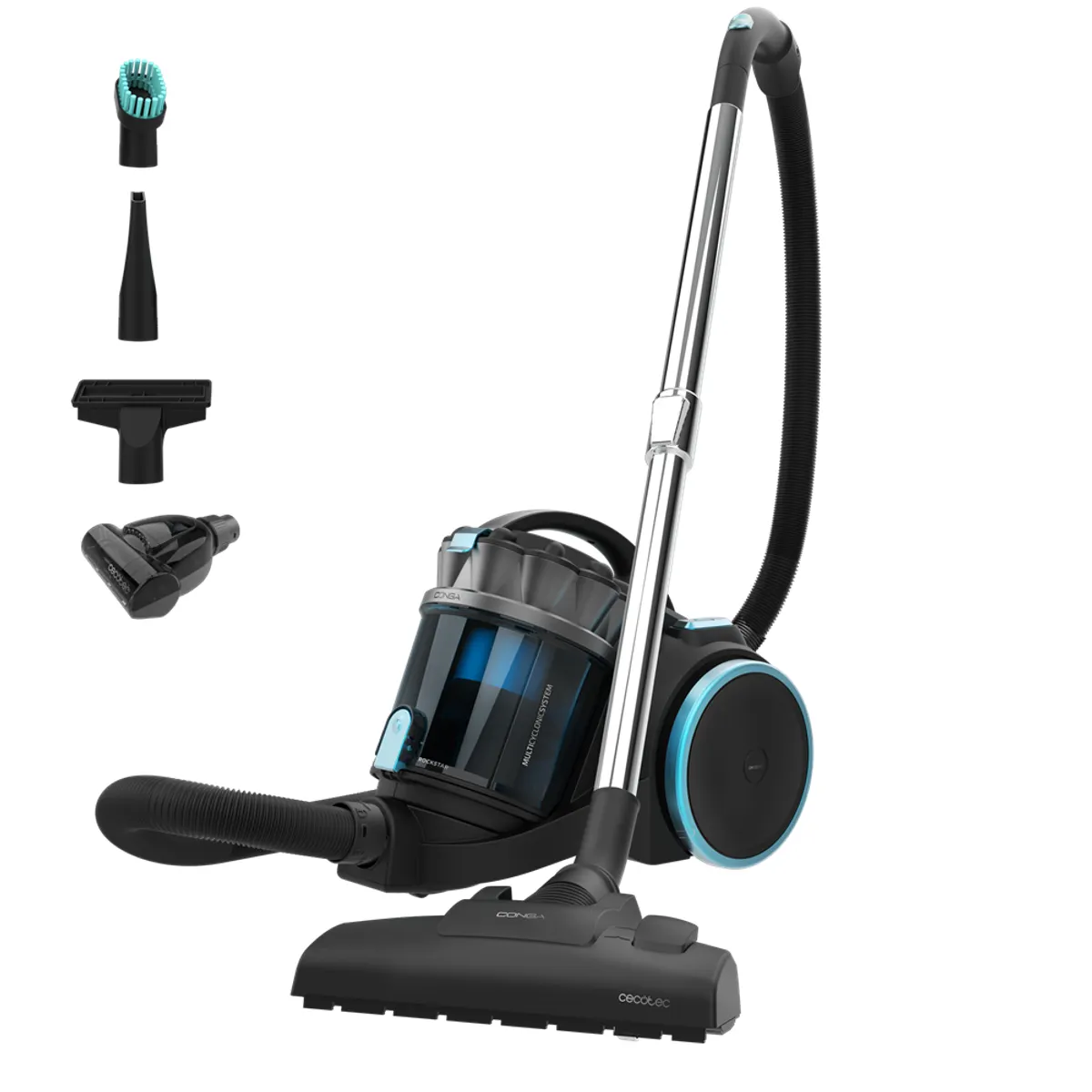 CECOTEC 8592 hordó alakú vákuum multiciklonos porzsák nélküli 4 L 20 kPa 9 m 1 fogantyú #1