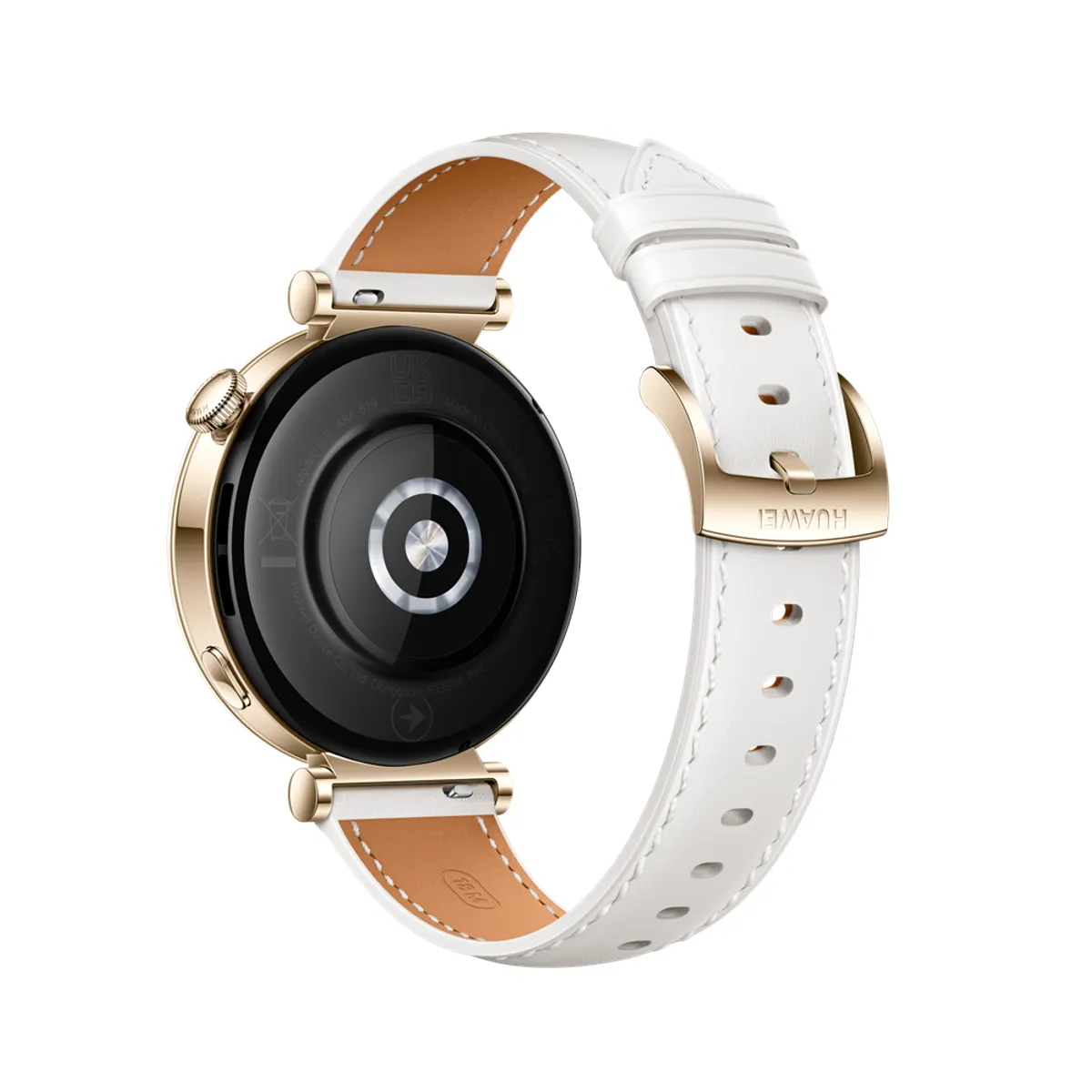 Huawei 55020BJB Okosóra NFC Bluetooth 5.2 AMOLED 1,32" 41 mm fehér szíj arany óratok rozsdamentes acél 32 GB #2