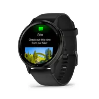 GARMIN 010-02784-01 Venu 2 1.4" AMOLED, 45 mm, fekete szilikon szíj GPS GLONASS, pulzusmérő SpO2 5ATM, zenevezés, Saját telefon megkeresése #2