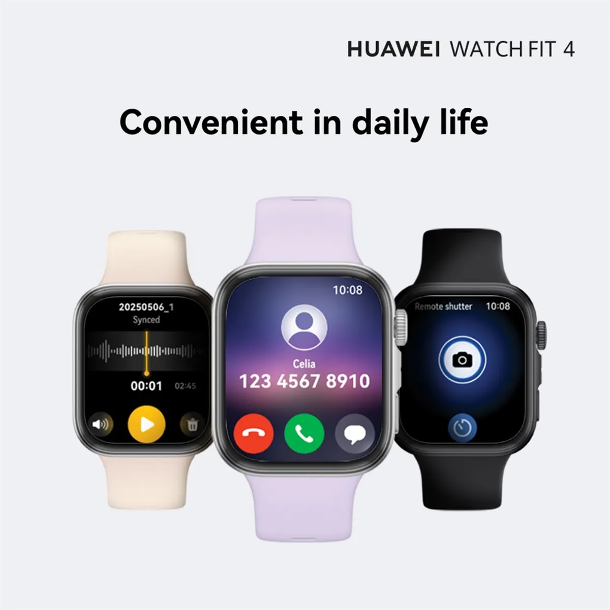 Huawei 55020EWT Watch fit 4 fekete #6