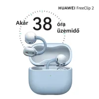 Huawei 55038692 FreeClip 2 fekete nyitott fülhallgató, két eszközre csatlakozás, IP57 por és vízállóság, hárommikrós hívás zajcsökkentés #8