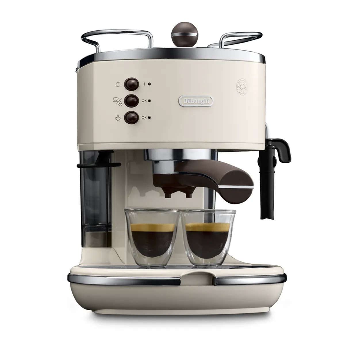 DeLonghi ecov311.bg eszpresszó kávéfőzőgép 15 bar 1,4 l rozsdamentes acél 2 csésze bézs gőzcső cappuccino készítés #2