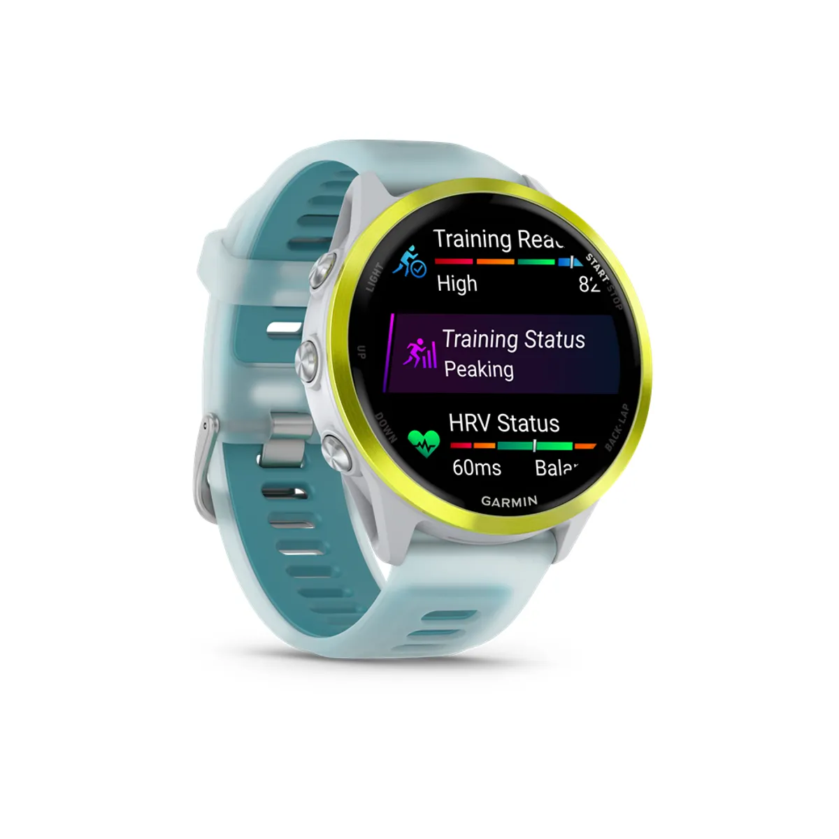 Garmin 010-02971-01 Forerunner 570 47mm 1.4" AMOLED sárga alumíniumtok szilikon szíj #2