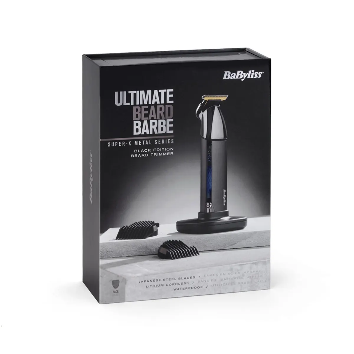 BaByliss T991E hajvágó trimmelő 12 állás 1-12 mm Titán penge Li-ion beépített kijelző USB töltés vízálló #9
